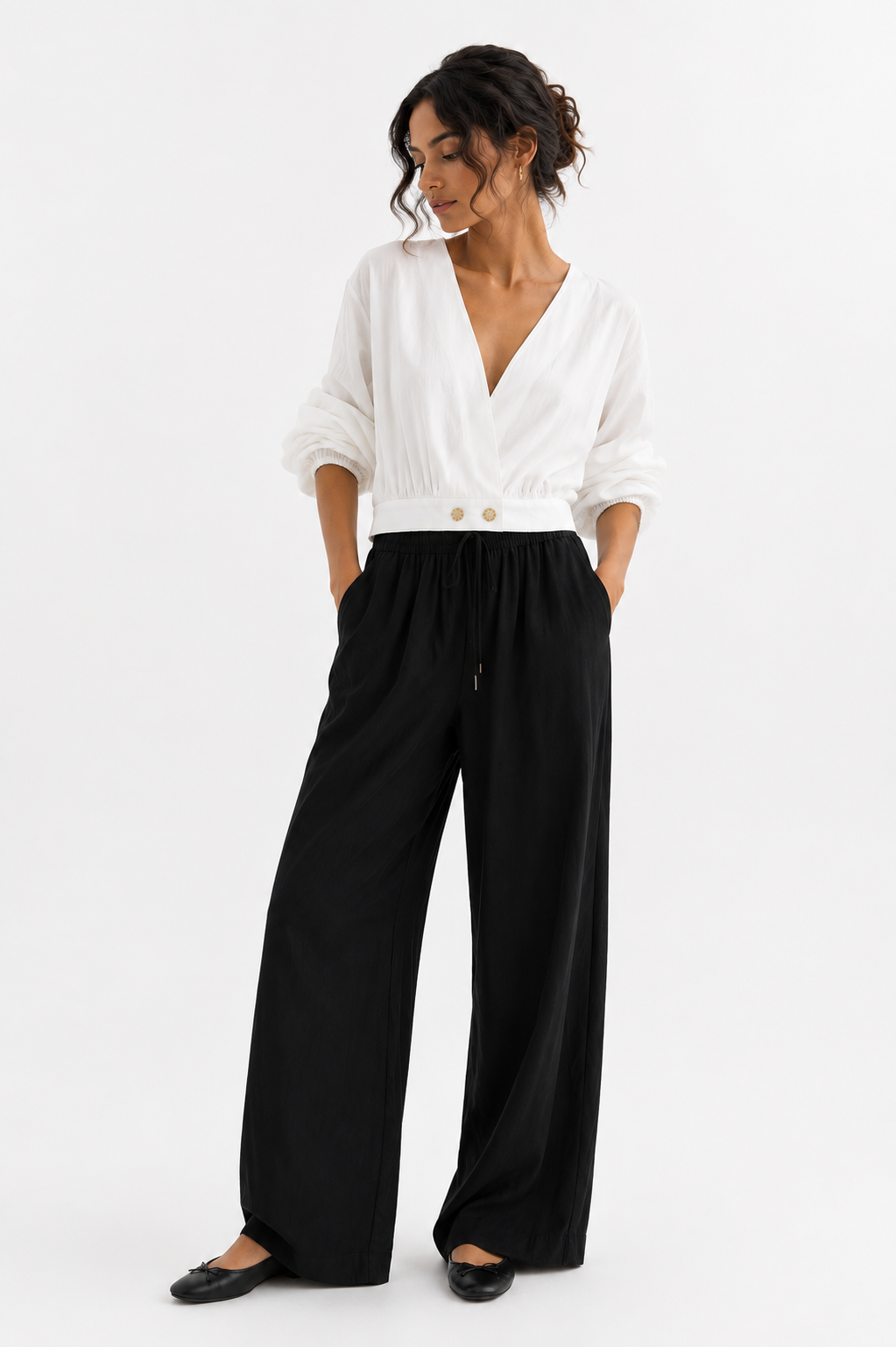 The Classic Wrap Blouse