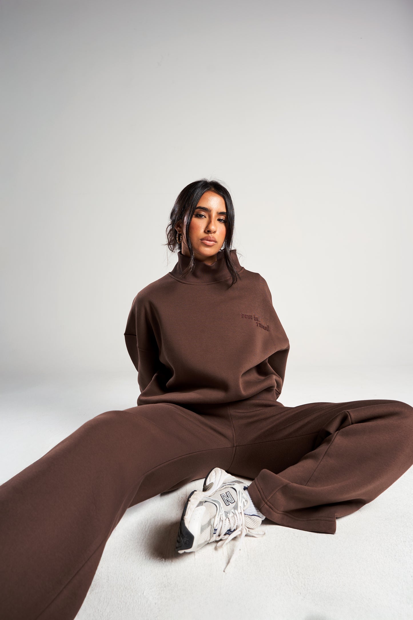 Wide Leg Mocha Pants