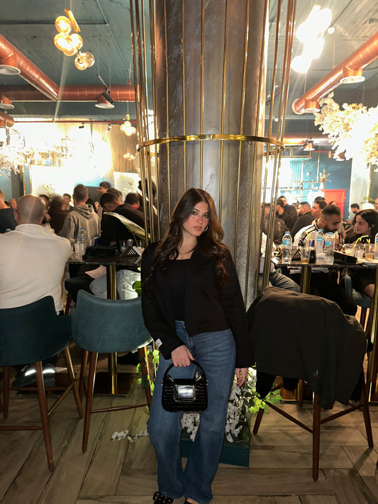 The Padded Essential Crop Blazer