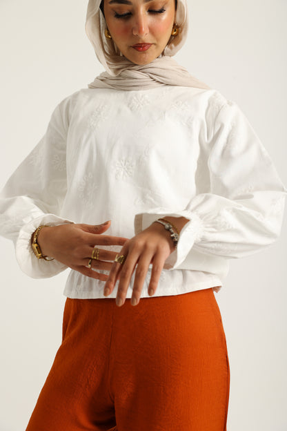 Meadaw embroided top