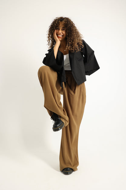 Loose Crinkled Pants