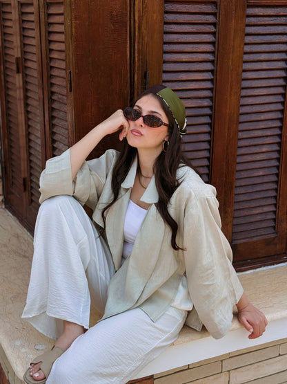 Linen Open Shirt
