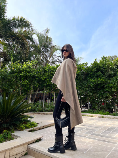 Scarfed Cropped Trench