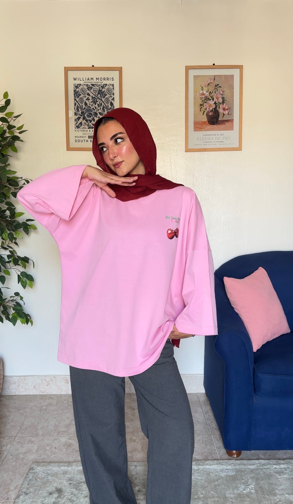 Cherry  Tshirt  Long sleeves