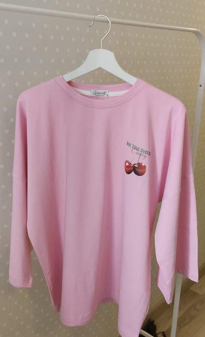Cherry  Tshirt  Long sleeves